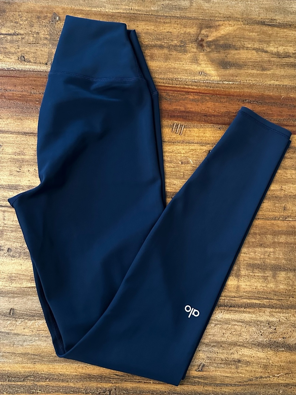 ALO Yoga Navy High-Waist Kids Leggings